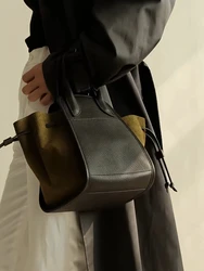 Hit-Colors Fashion Unique Design Bag\Handbag For Women Genuine Leather Lady Tote Shoulder Bag Real Leather Crossbody Bag Bag
