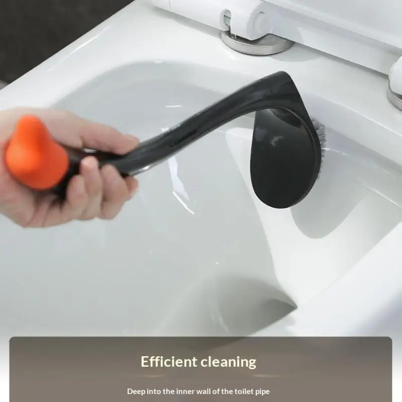 

Plastic Toilet Plunger Household Cleaning Tool Toilet Brush With Long Handle Swan Shape Toilet Holders Bathroom Accessories