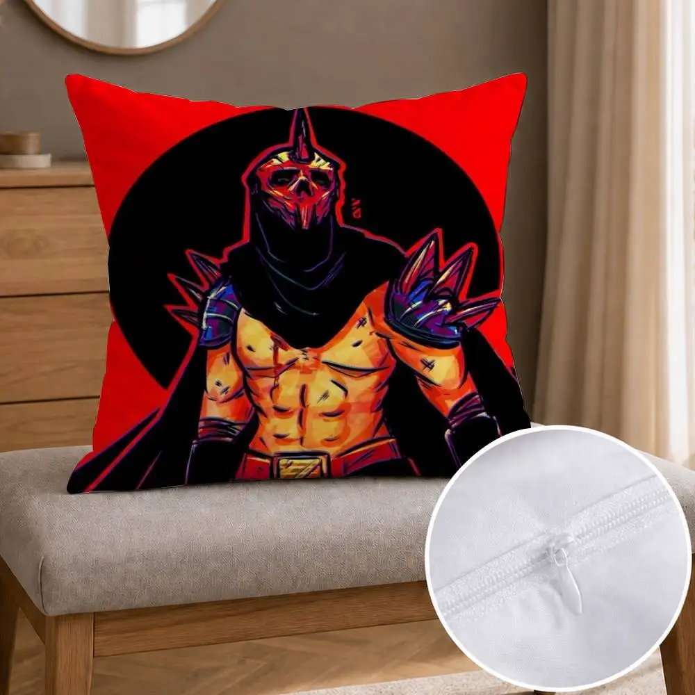 Brad Armstrong LISA Painful Double-sided Printed Square Decorative Cushion Cover for Sofa Living Room Home Decor