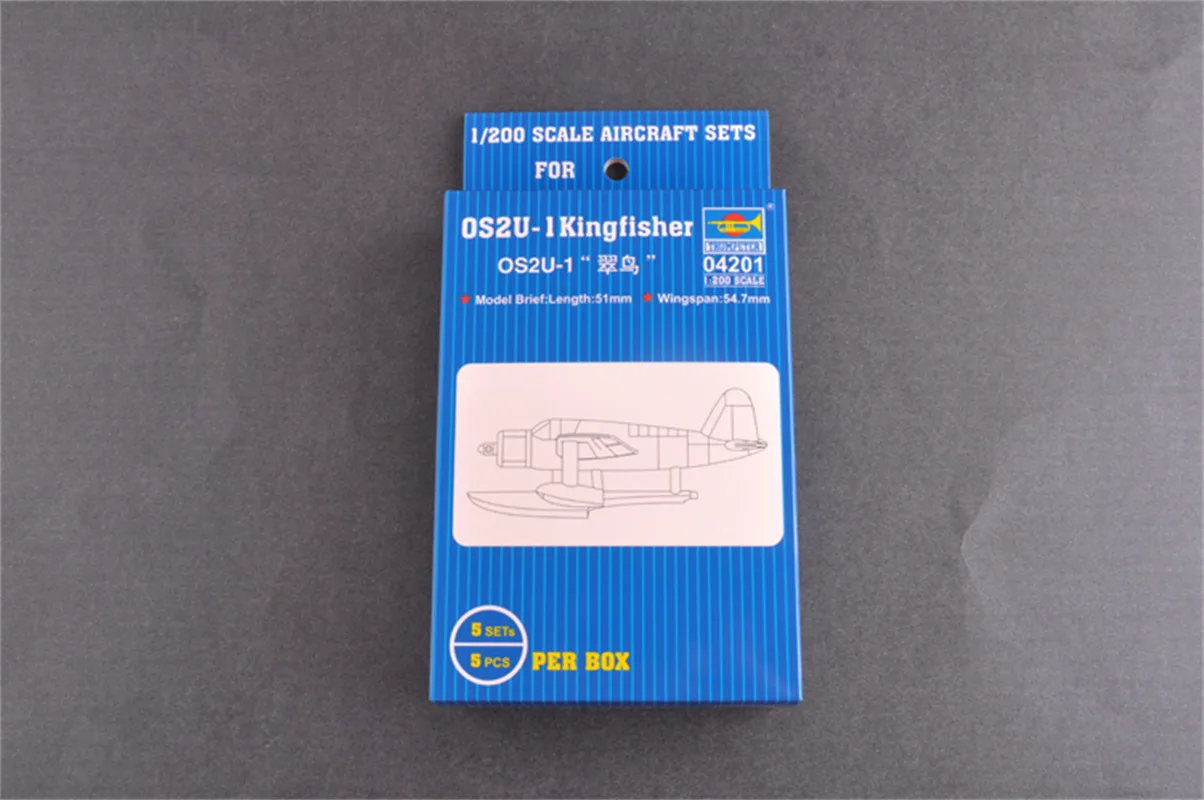 

Trumpeter масштаб 1/200 OS2U-1 Kingfisher военная пластиковая модель самолета в сборе # 04201