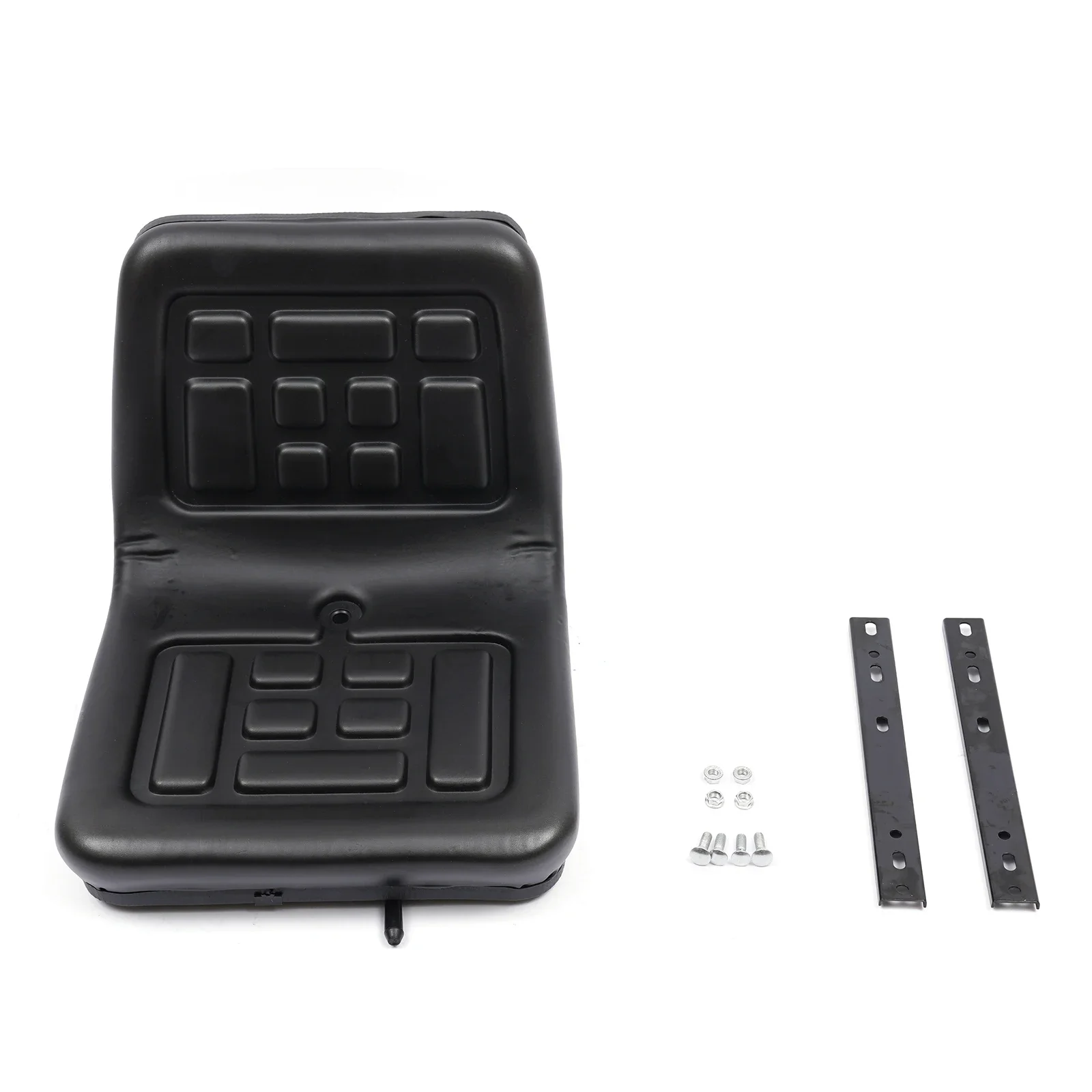 Universal Waterproof Seat Tractor Seat with A Drain Hole Material Horizontally Adjustable Black