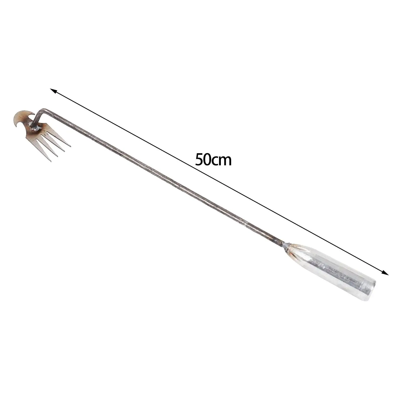 Stand Up Weeding Remover Heavy Duty Iron Multifunctional Garden Hoe Weed Pulling Tool for Landscaping and Yard Maintenance