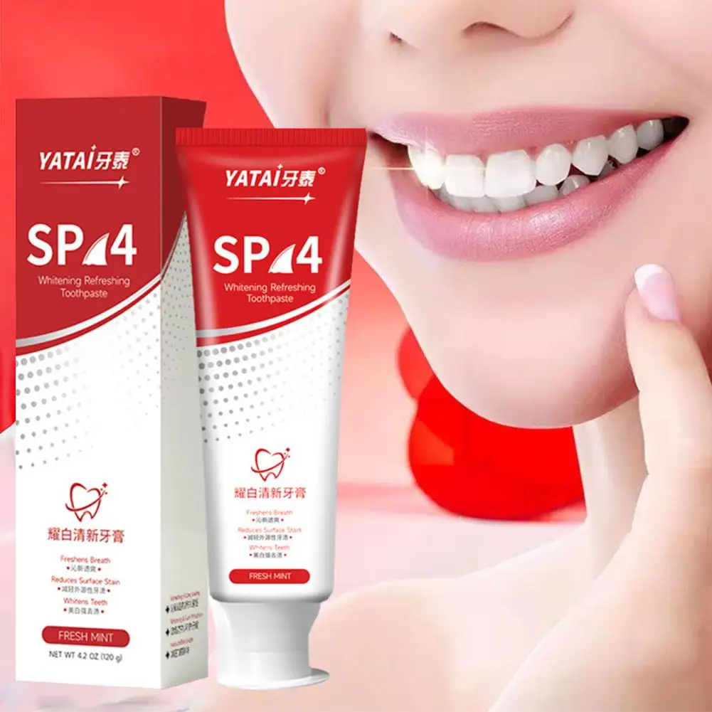 

120g Probiotic Toothpaste SP-4 Whitening Tooth Remove Clean Dental Breath Teeth Stains Oral Hygiene Fresh Plaque Whitener R9Z7