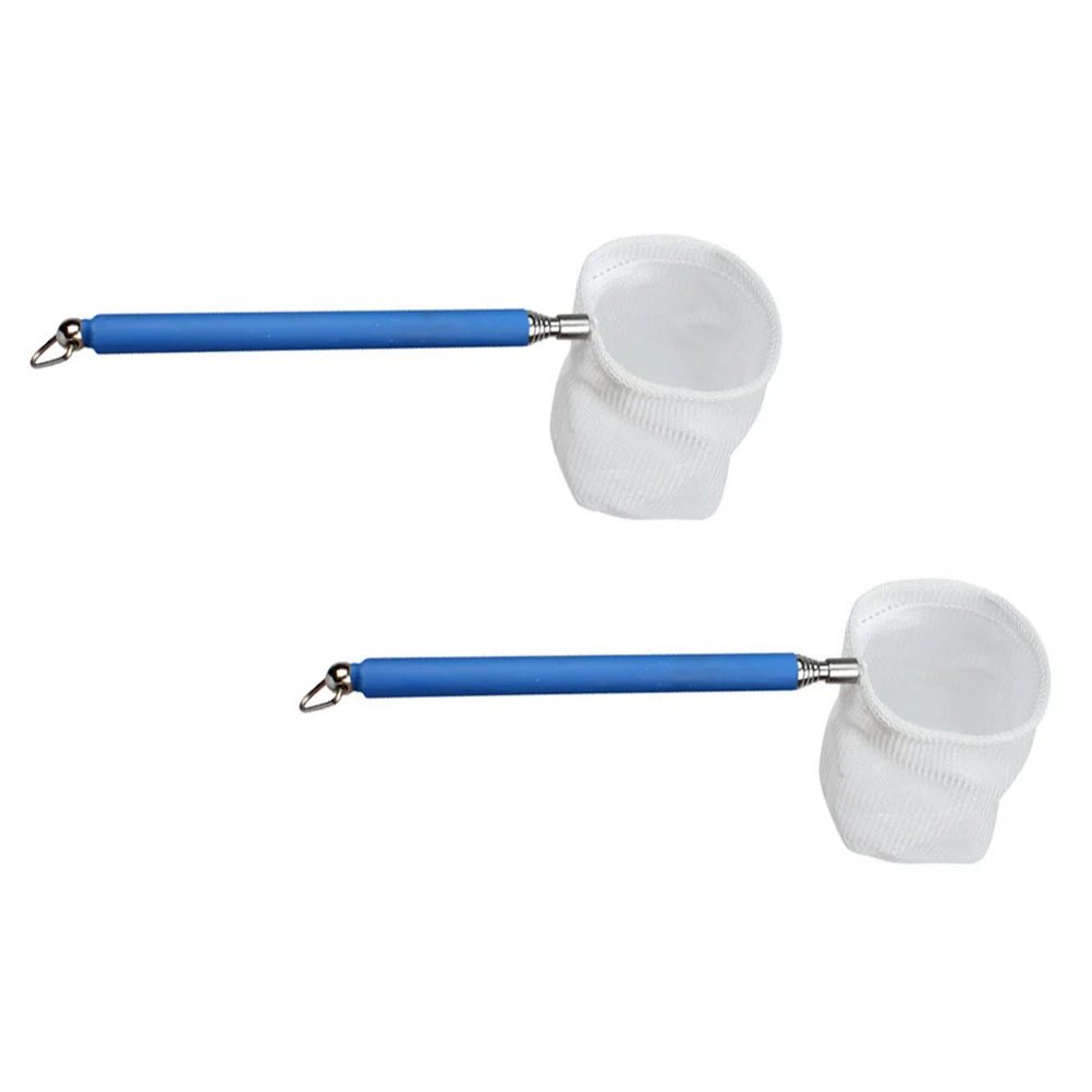 

2Pcs Durable Fishing Dip Net Soft Mesh Safe for Fish Shrimp Catching Aquarium Tank Practical Gift Household Fishing Net