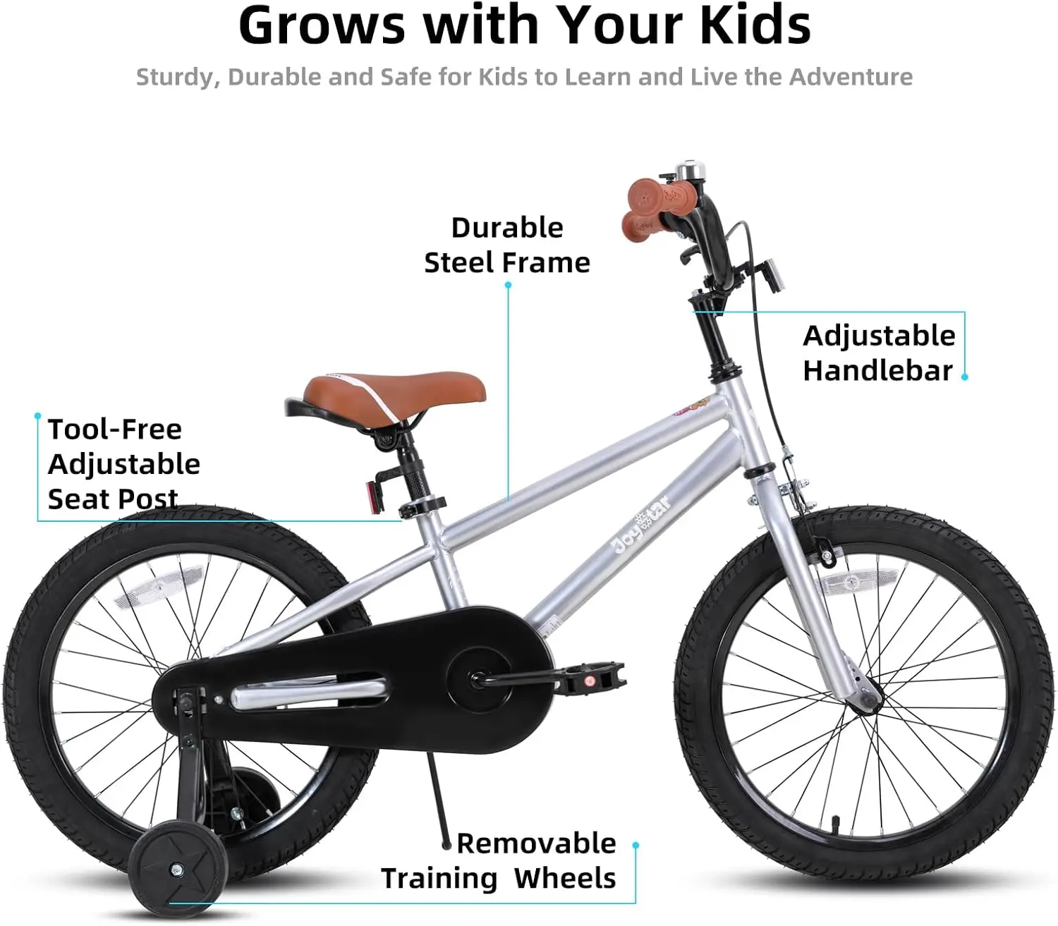 Rower dla dzieci dla chłopców w wieku od 2 do 12 lat, 12-20 Cal BMX dziecięce rowery z kołami treningowymi, rower dla dzieci dla dzieci