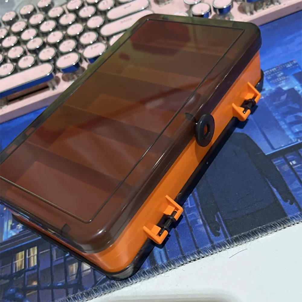 Double-sided Double Sided Fishing Tackle Box Multi Compartments Sturdy Construction Fishing Storage Boxes ABS Sorting