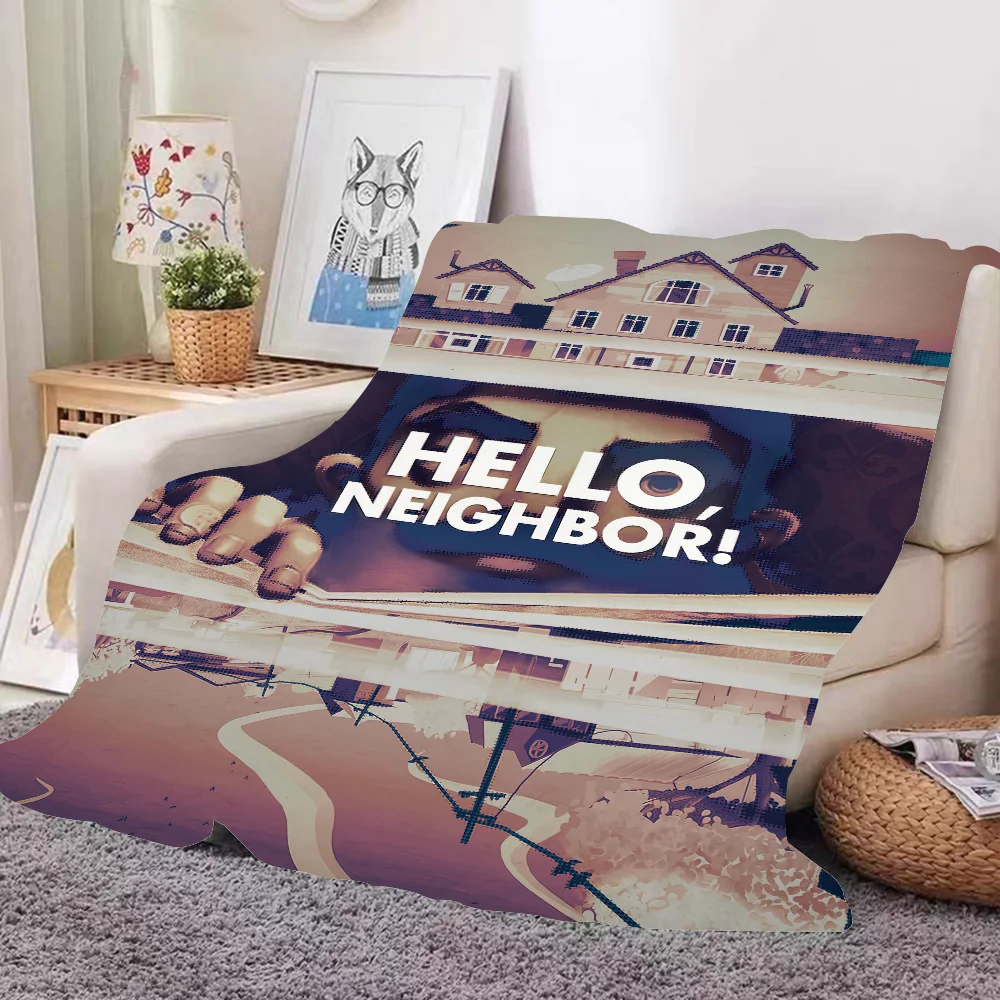 بطانية Game Hello N-Neighbor 2 خفيفة الوزن للمهاجع والقيلولة وغرفة المعيشة والمكتب والأريكة وجميع المواسم #2
