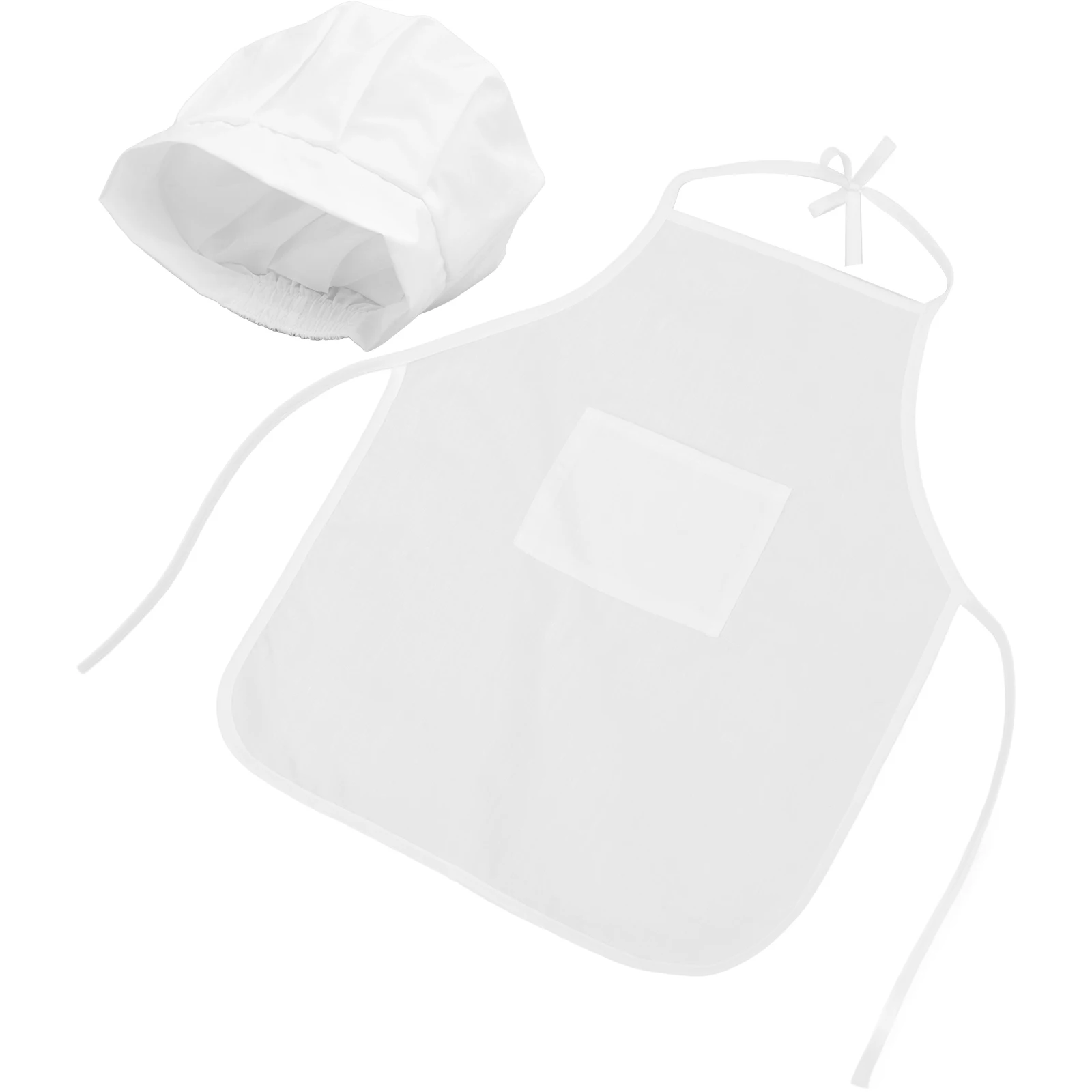 

Hat Set for Newborn Photography Prop Outfit Costume Clothes Toddler Cooking Apron Infant Gift Baby Photo Props