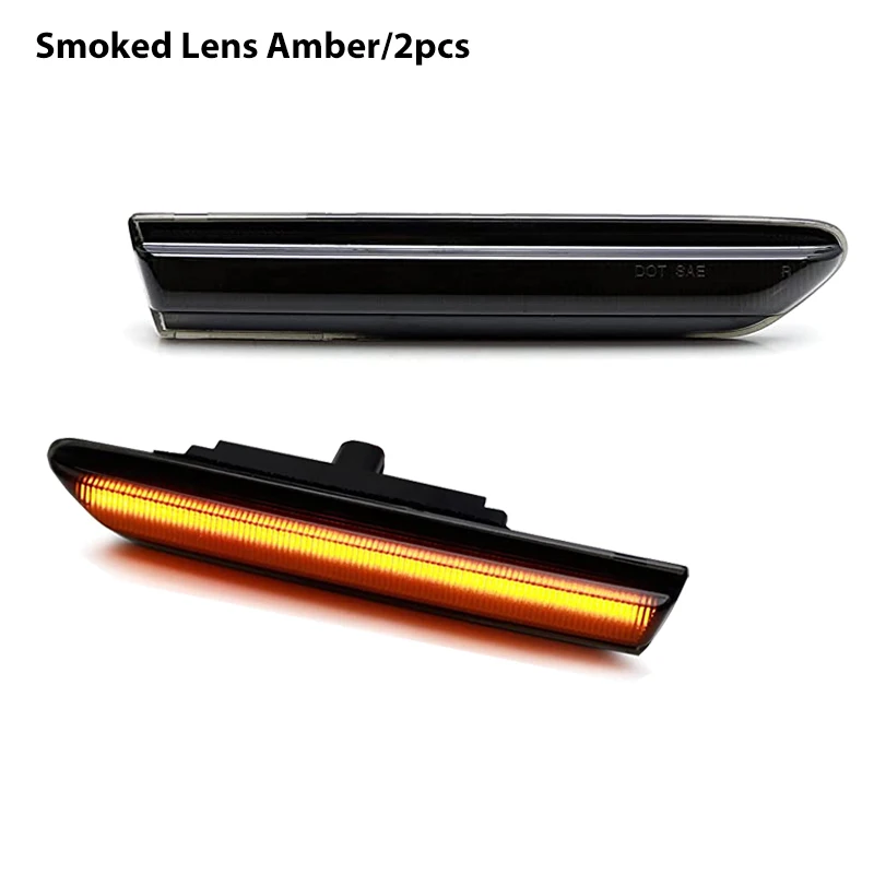 iJDM Amber/Red Full LED Side Marker Light for 2004-2008 Acura TL