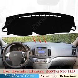 Polyester For Hyundai Elantra 2007 2008 2009 2010 HD Avante I30 Car Dash Board Sunshade Carpet Dashboard Cover Protective Pad