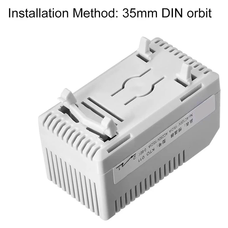 온도 컨트롤러 스위치, 기계식 온도조절기, KTO011 0-60 섭씨 조절 가능 컴팩트, 평상시 닫힘 (C), 빨간색