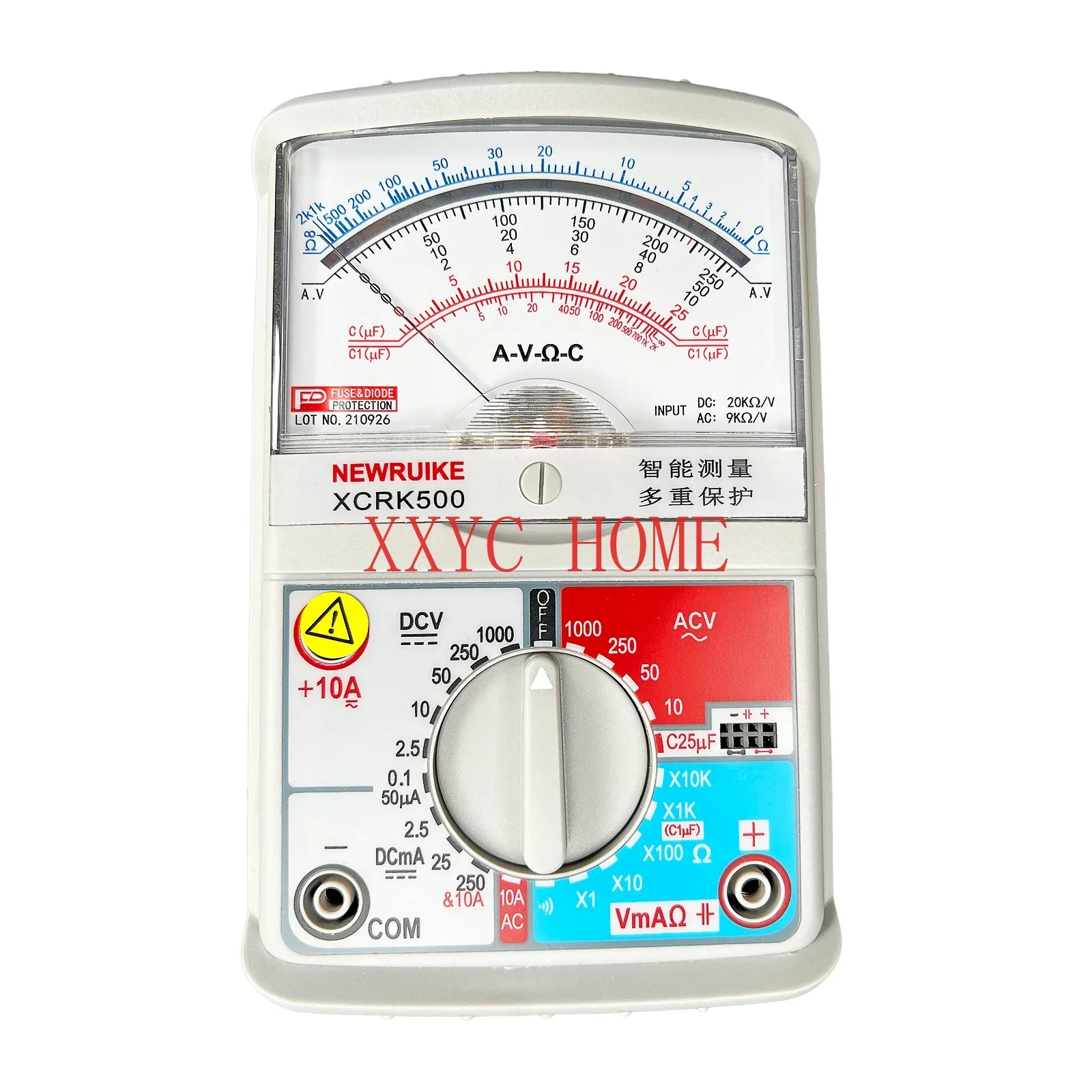 XCRK500 Smart Analog Multimeter High Precision Mechanical Maintenance Intelligent Pointer Multimeter Smart Multimeter