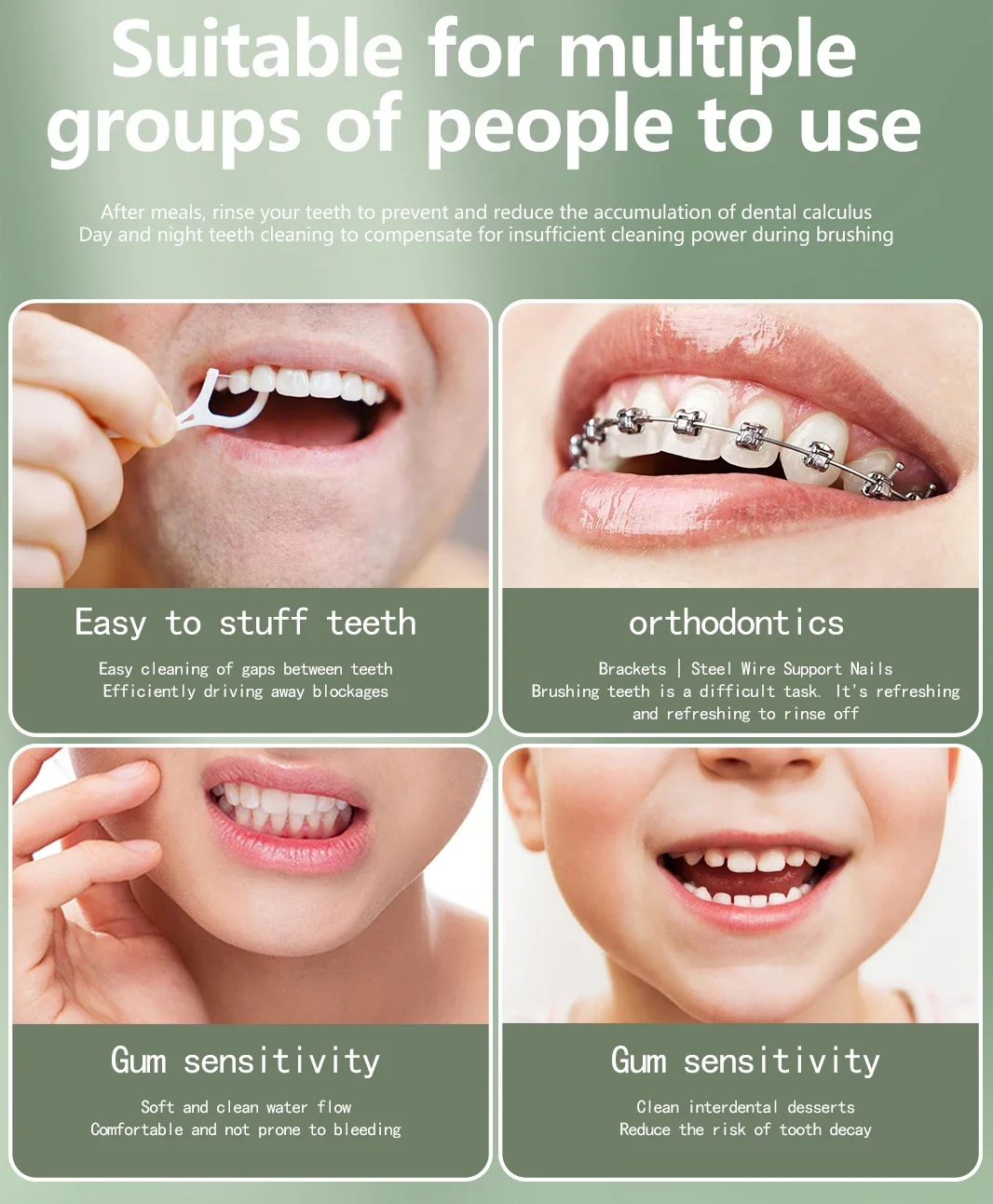 المحمولة جهاز تنظيف الأسنان بالماء USB قابلة للشحن المياه النفاثة الخيط خلة أسنان 5 طائرة تلميح 200 مللي 3 طرق الأسنان الأنظف عن طريق الفم الري