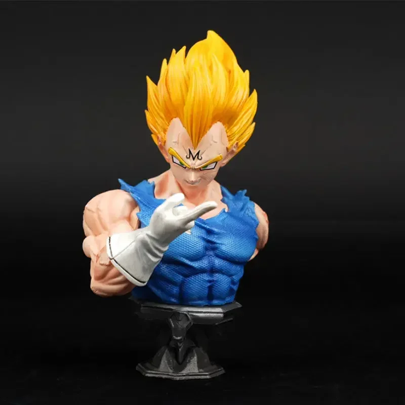 Dragon Ball Figures GK Majin Vegeta Action Figures Super Saiyan Vegeta Anime 16cm Model Collection Toys Birthday Decoration Gift