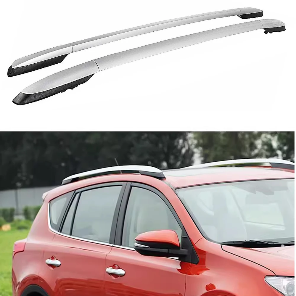 4PCS Cross Bars + Side Rails Fit for 2013-2018 Toyota RAV4 Roof Rack