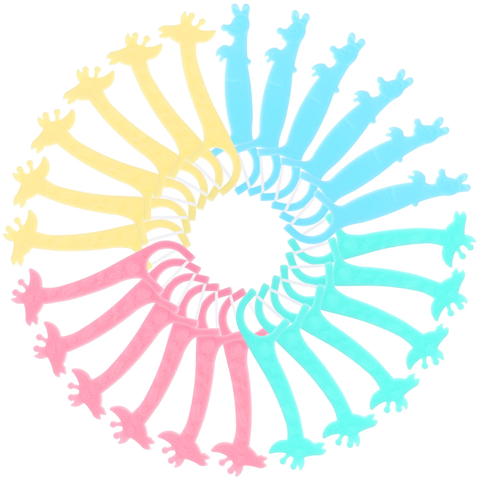 

Portable Floss Picks for Kids 4 Boxes Cartoon Design Effective At Removing Trapped Food Particles for Cleaner Teeth and Gums