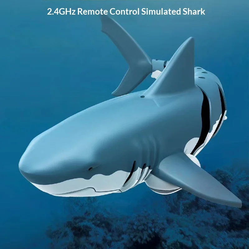 T11 Remote Control Shark Charging Bionic Electric Motor Fish Simulation Swinging Fish Summer Children'S Water Play Toy Remote