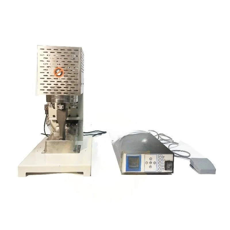 Hand sewn webbing webbing ultrasonic lanyard welding machine
