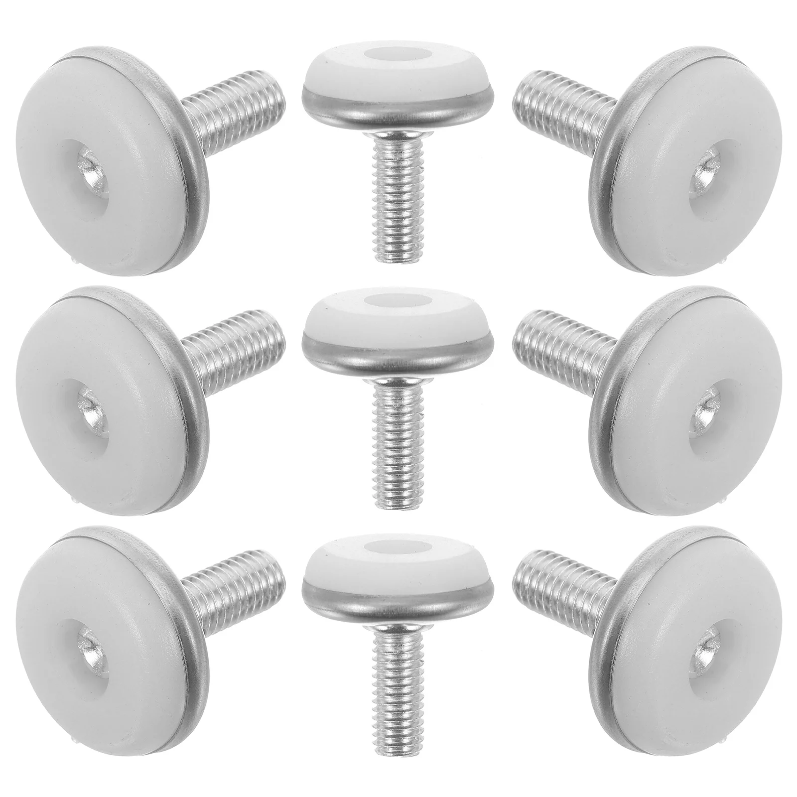 

50Pcs Furniture Levelers Adjustable Threaded Screw in Table Chair Legs Leveling Feet Anti-Skid Heavy Duty Furniture Feet
