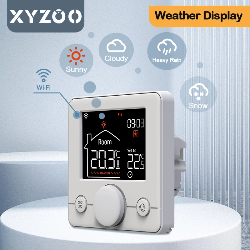 WiFi Tuya Thermostat Smart Electric Floor Heating Thermoregulator Water Gas Boiler Temperature Controller Google Home, Alexa