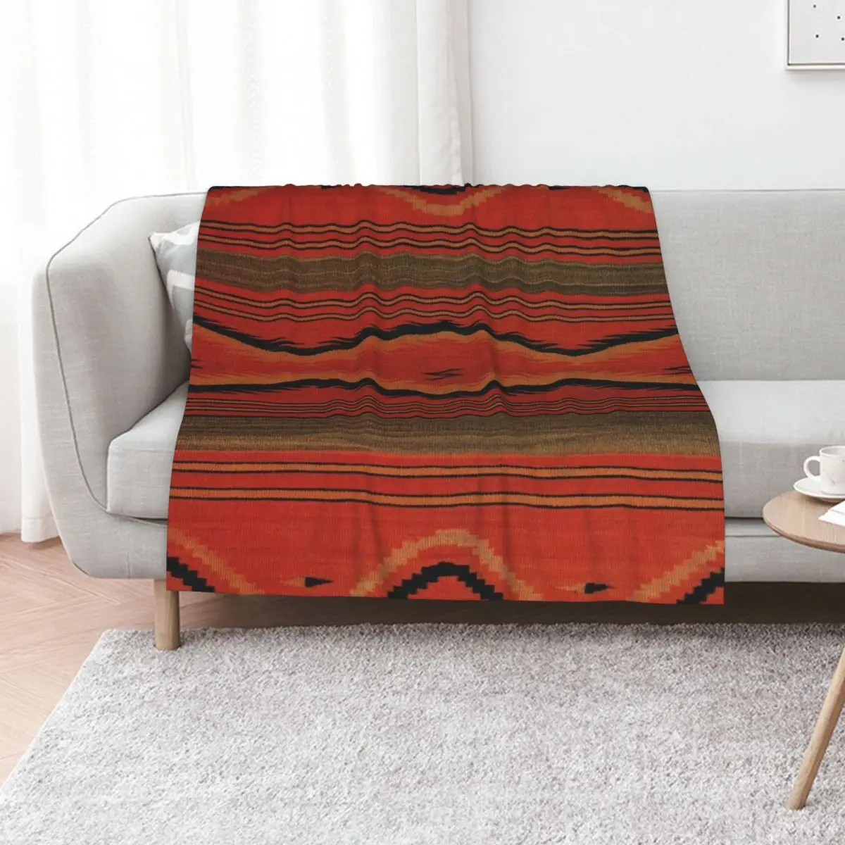 

Navajo Textile / Native American Weaving pattern 27 Throw Blanket manga Summer Sleeping Bag Blankets