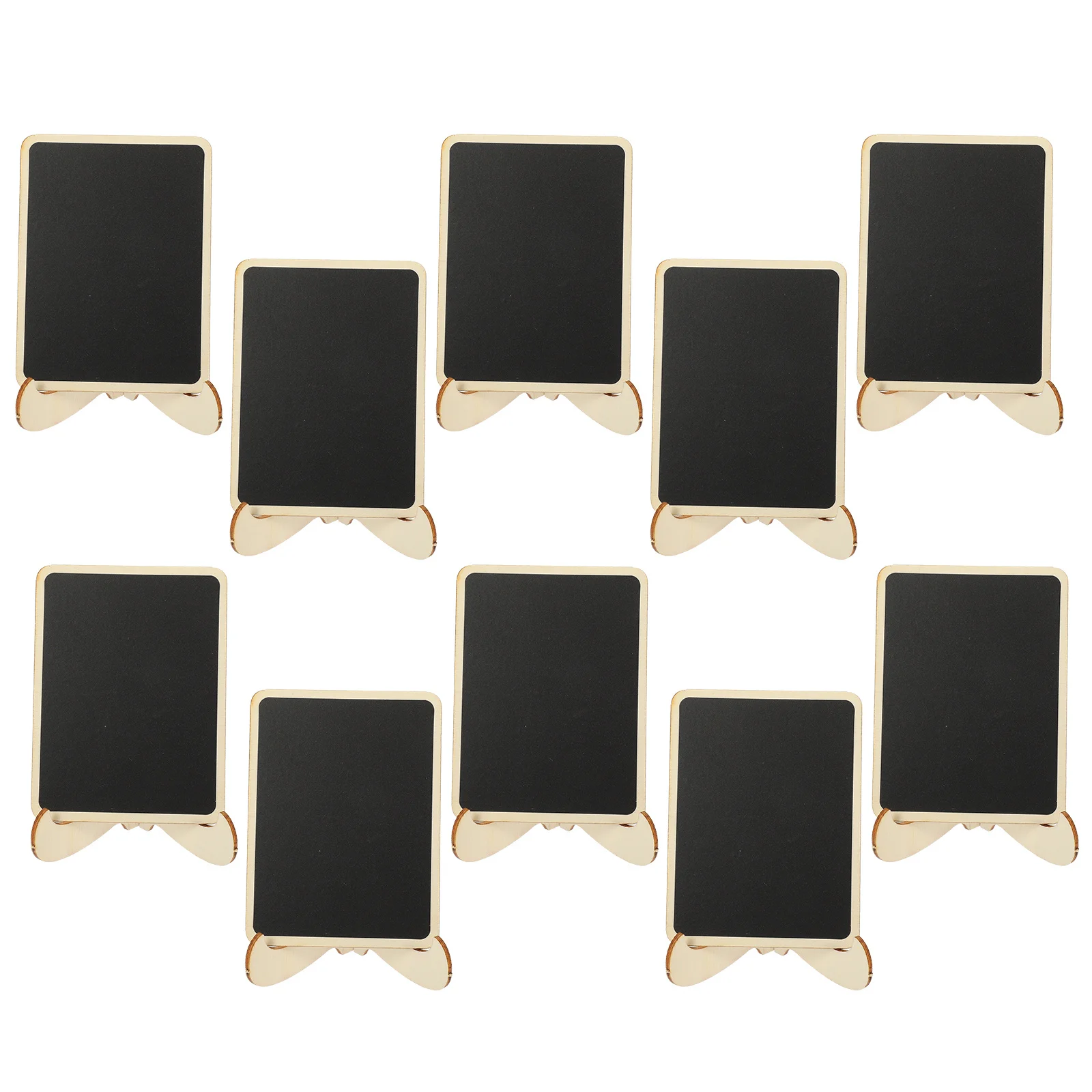 10Pcs Small Chalkboard Set Erasable Letter Board for Party Wedding Decoration Desktop Message Board Multi-Function Household