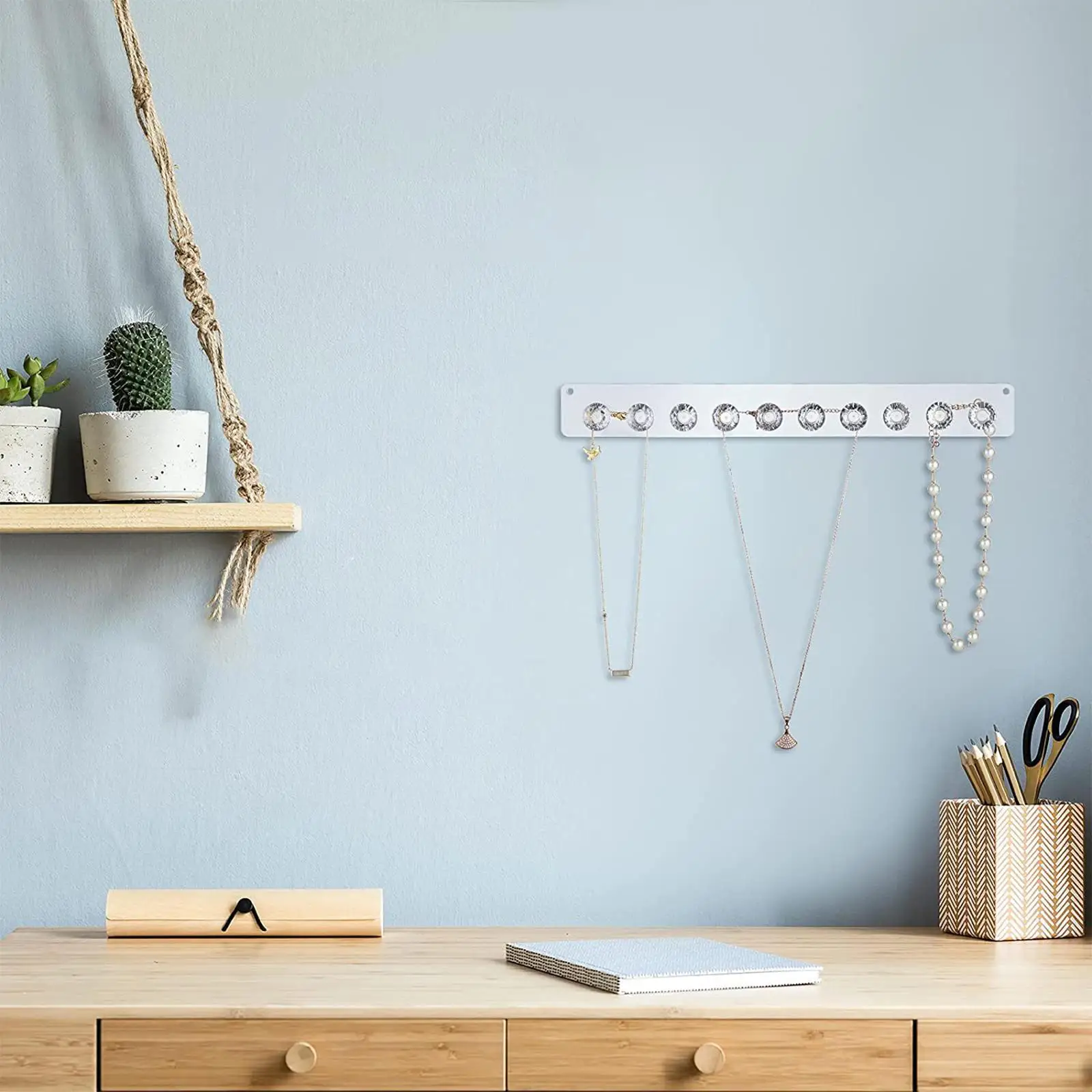 

Necklace Holder Jewelry Organizer Jewelry Hooks for Living Room Wall Bedroom