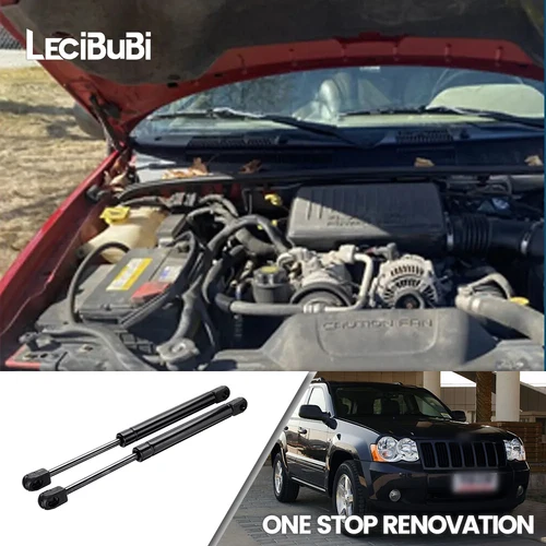 Para Jeep Grand Cherokee WJ WG 1999-2004 2 uds capó delantero barras de soporte de elevación amortiguadores de resorte de Gas varilla 55136764 AA