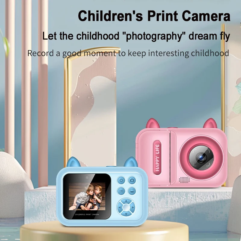 HD 1080p Kids' Instant Print Camera with 2.4\