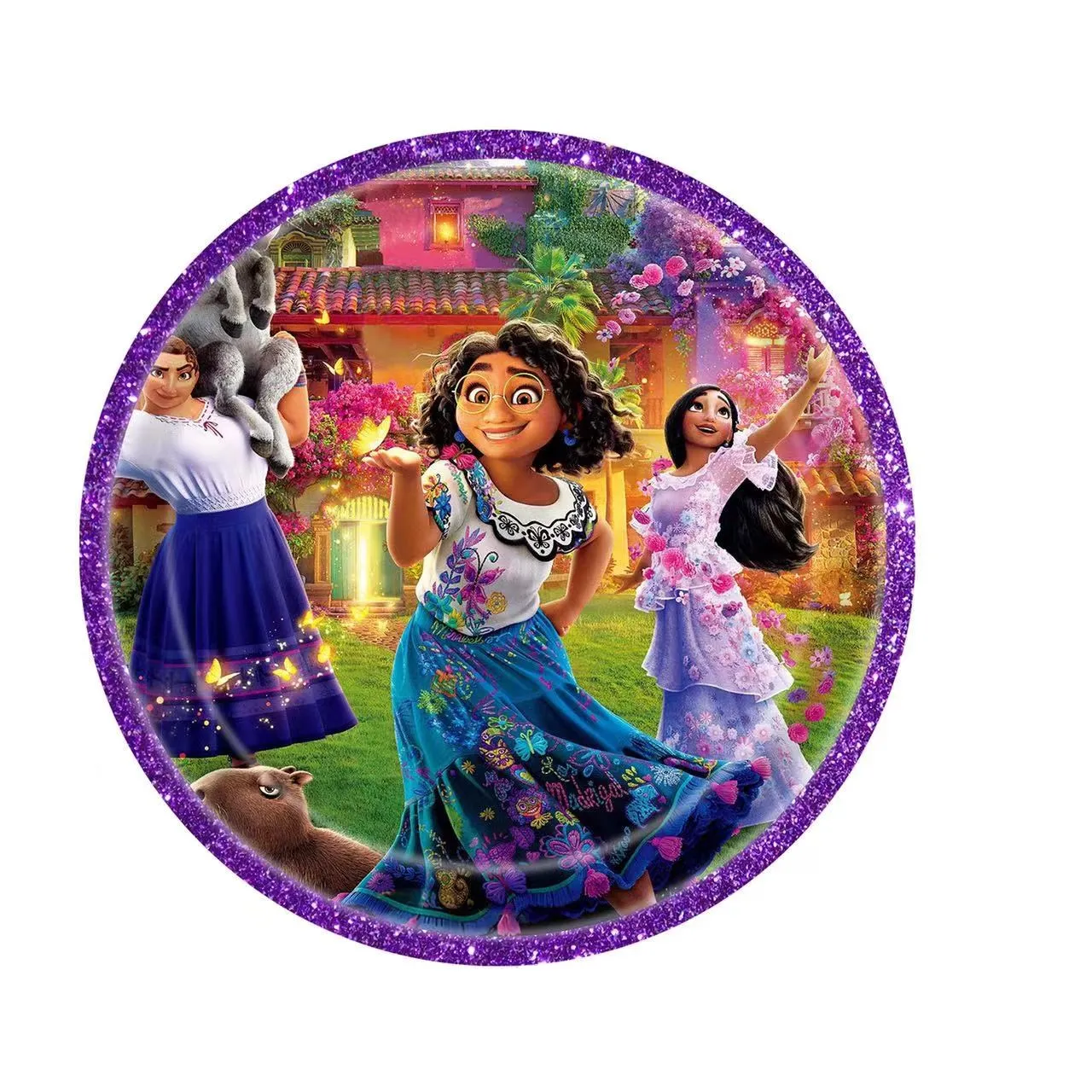 Disney Encanto Mirabel Movie Madrigals Party Birthday Balloon Decorations Banner Topper Cake Supplies Surprise Toy Children Girl