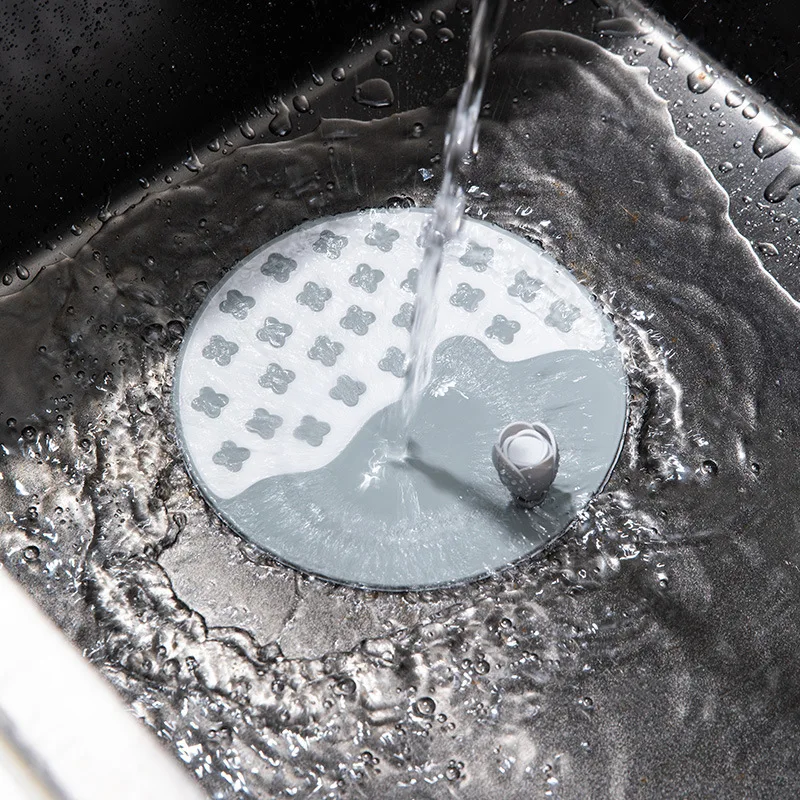 Floor drain deodorizer, silicone pad, toilet odor control sealing cover, blocked toilet drain to prevent odor return