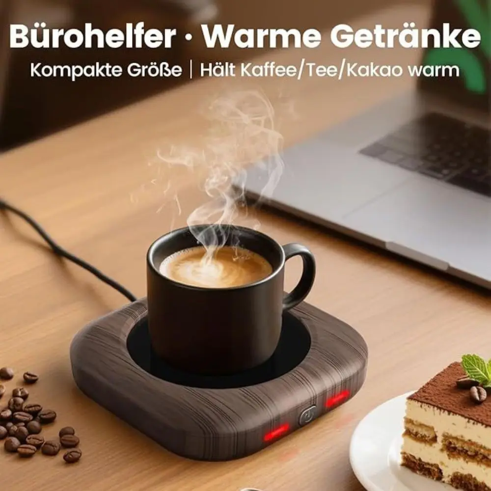Auto Shut Off Coffee Mug Warmer Timer Function 3 Temperature Setting Desk Cup Heater Thermostat Coaster Electric Heating Plate