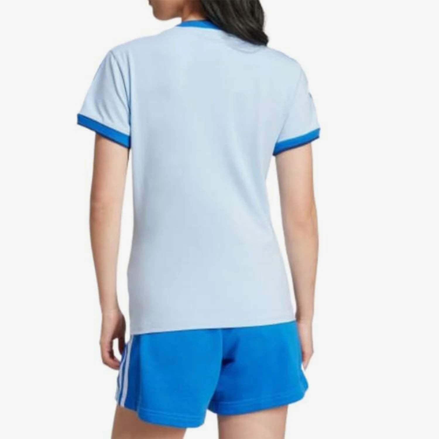 أديداس حقيقية أصول المرأة محبوك الكلاسيكية اقتصاص تنفس قصيرة الأكمام IZ2674 #2