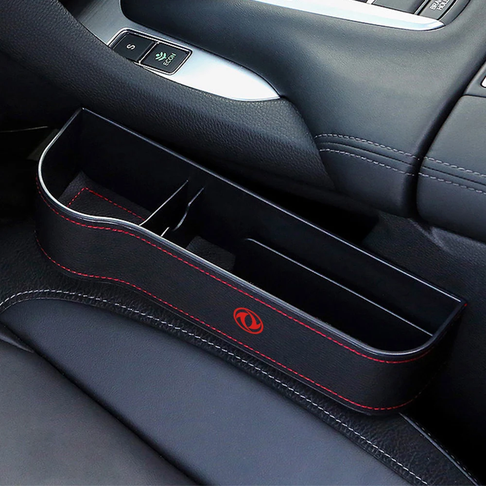 PU Leather Car Seat Gap Storage Box For Dongfeng DFSK Glory 580 DFM Ax7 H30 Corss T5l S30 Sx5 f507 Interior Storage Accessories