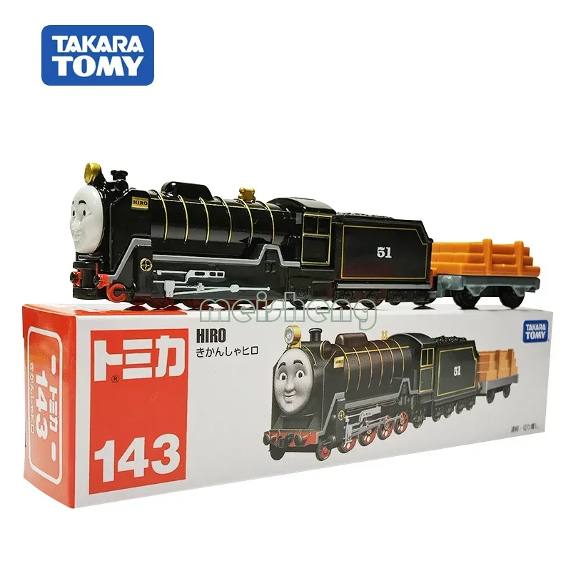 TAKARA TOMY TOMICA Diecast Alloy car model Boy Toy 146 Strip Thomas Little Train Gordon, a gift toy for decorating the room.