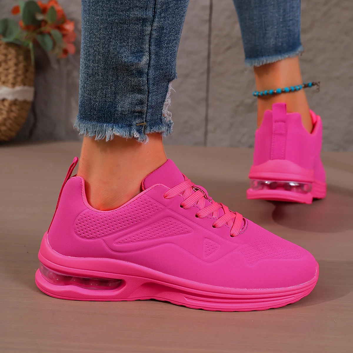 

Running Shoes Womens Sneakers Light Thick Sole Woman Casual Sports Shoes Breathable Jogging Trainers Walking Tenis Ladies Shoes