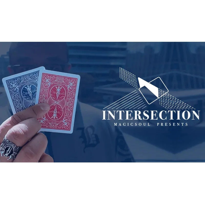 Intersection by Hondo Magic Soul Gimmick Card Magic Tricks Close Up Magie Props Illusions Street Magia Card Thru Bill Mentalism