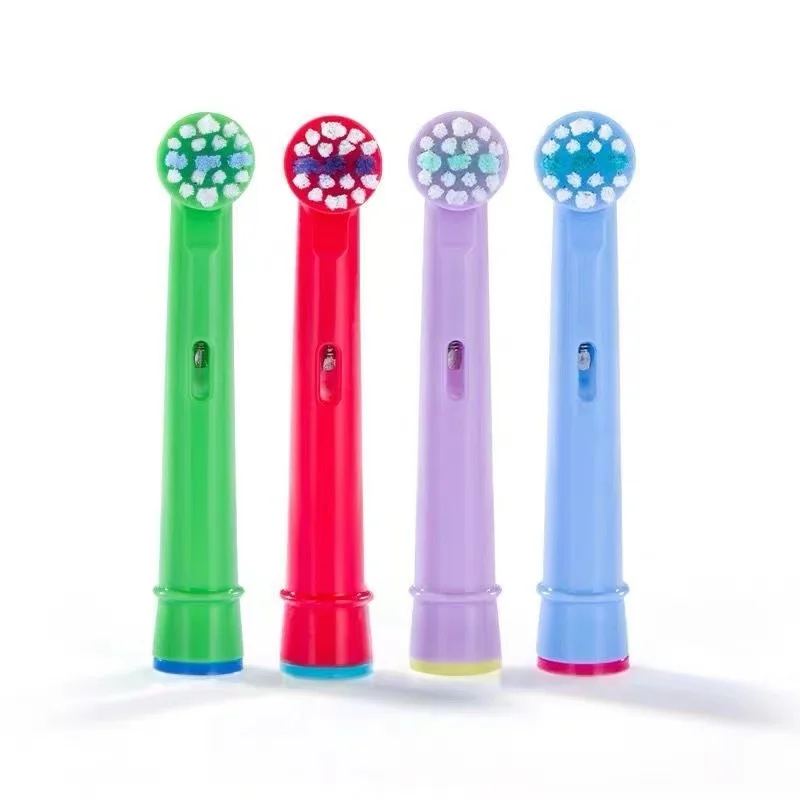 Cabezales de repuesto para cepillo de dientes Oral-B para niños, 4 piezas, compatible con Advance Power/3D Excel/Triumph/Pro Healt