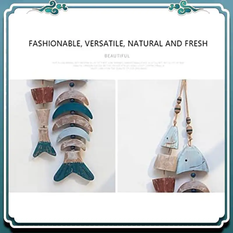 

Wooden Fish Decor Hanging Fish Hand Carved Fish Wall Decor For Nautical Theme Beach Theme Lake House Hanging Ornament A Durable
