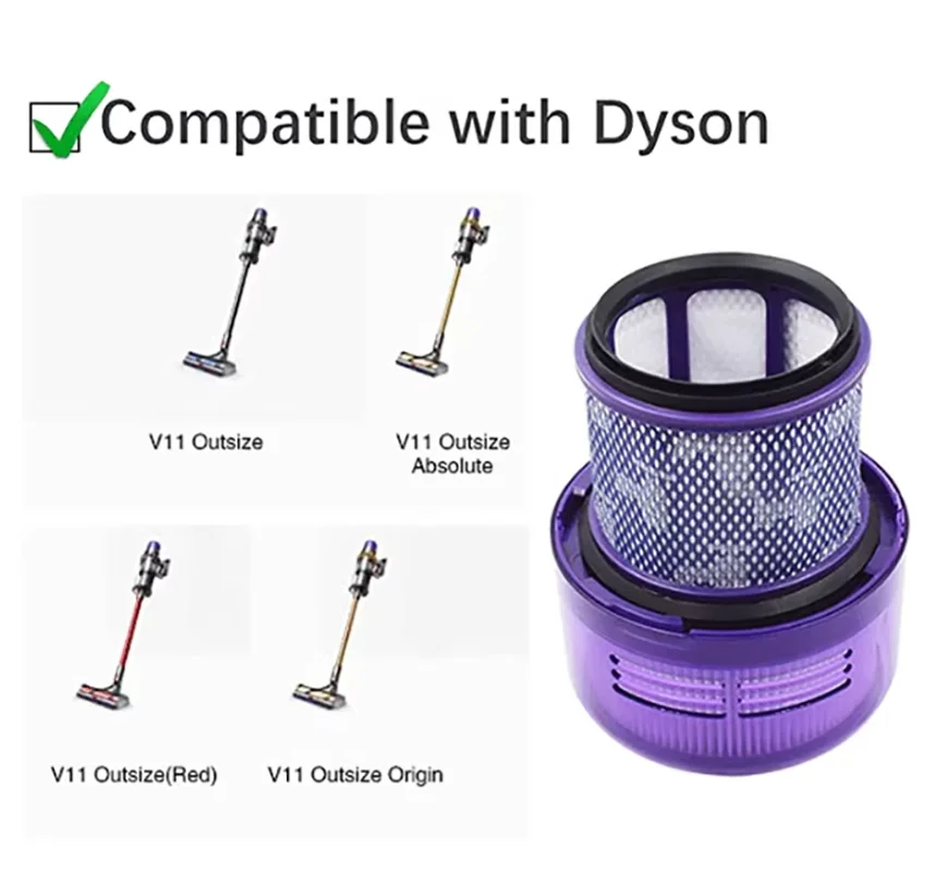 For Dyson V11 Outsize/V11 Outsize Absolute+/V11 Outsize Origin Home Appliance Robot Vacuum Cleaner Hepa Filter Replacement Parts