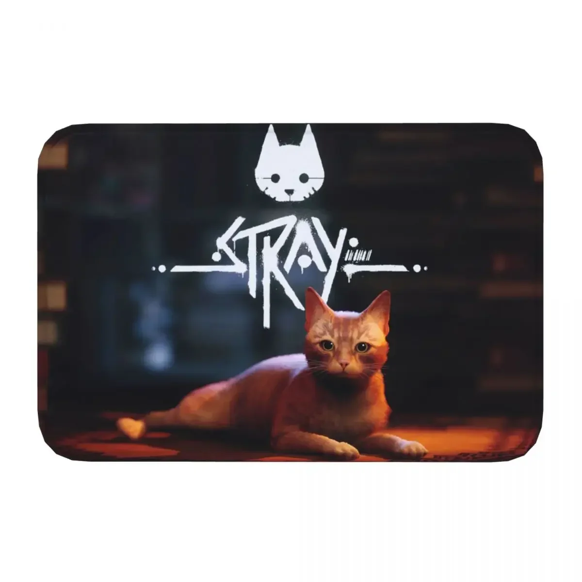 

Коврик для ванной с изображением бродячих кошек, кавайный коврик, домашний коврик для гостиной, ковер для входной двери