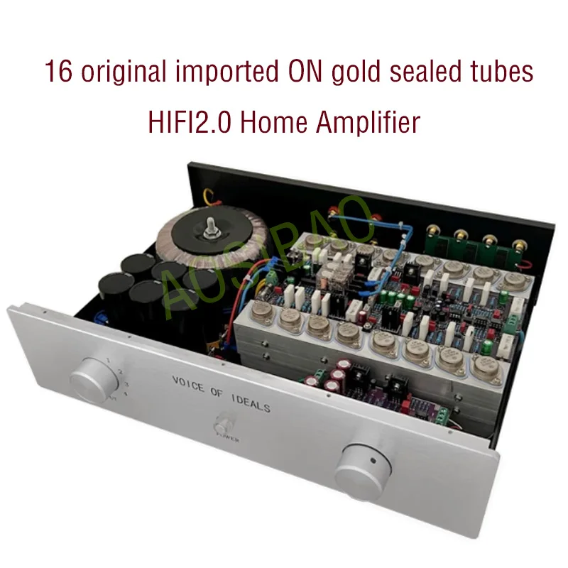 AIYIMA SMSL A288 Wzmacniacz mocy HIFI 100W * 2 America ON Gold Sealed Tube Audio Amp Domowe wzmacniacze kombinowane