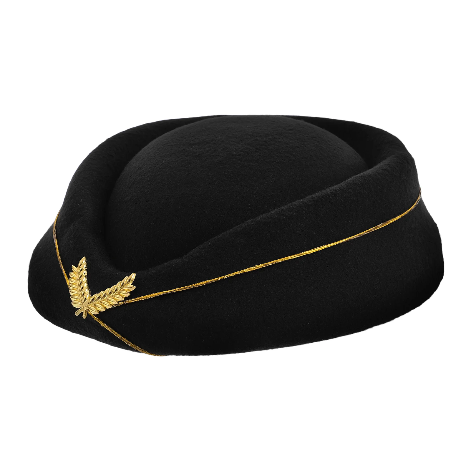 

Stewardess Hat Accessories Beret Flight Hats Attendant Airline Costume for Women Music