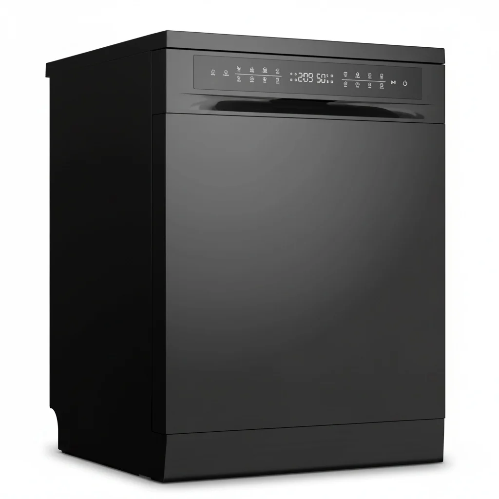 

Freestanding Dishwasher, Stainless Steel 598x596x845mm, 15 Place Setting Automatic Dish Washing Machine, for Household