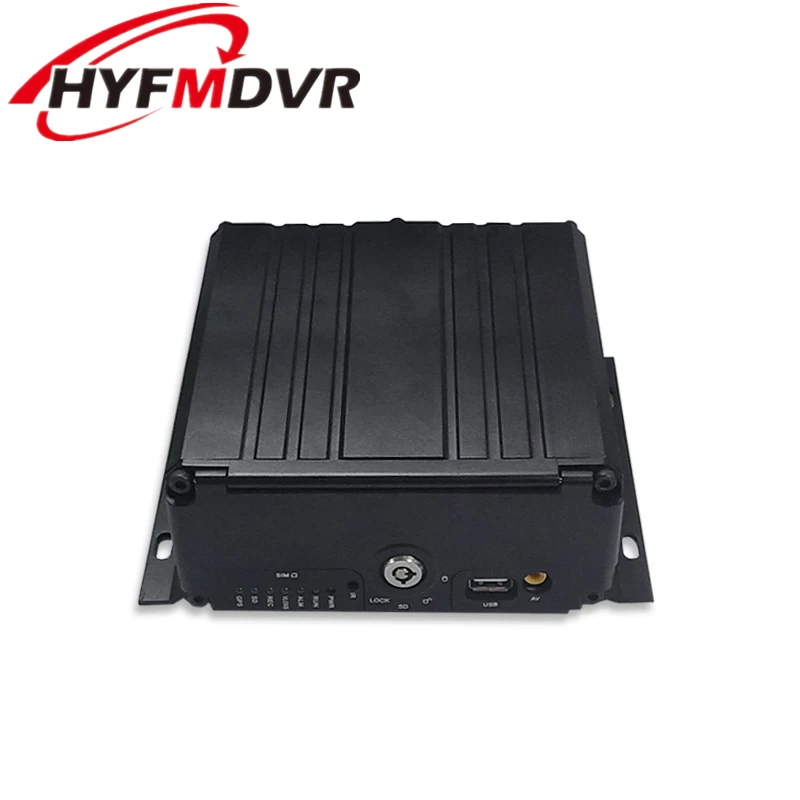 HYFMDVR 4 Channels Hard Drive Car MDVR H.264 Wide Voltage Support Upgrade Truck Local Video Surveillance Mobile DVR with GPS 4G