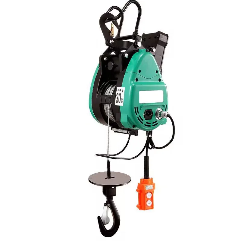 160KG/360KG paranco elettrico 220V telecomando domestico paranco portatile verricello aria condizionata gru verricello elettrico