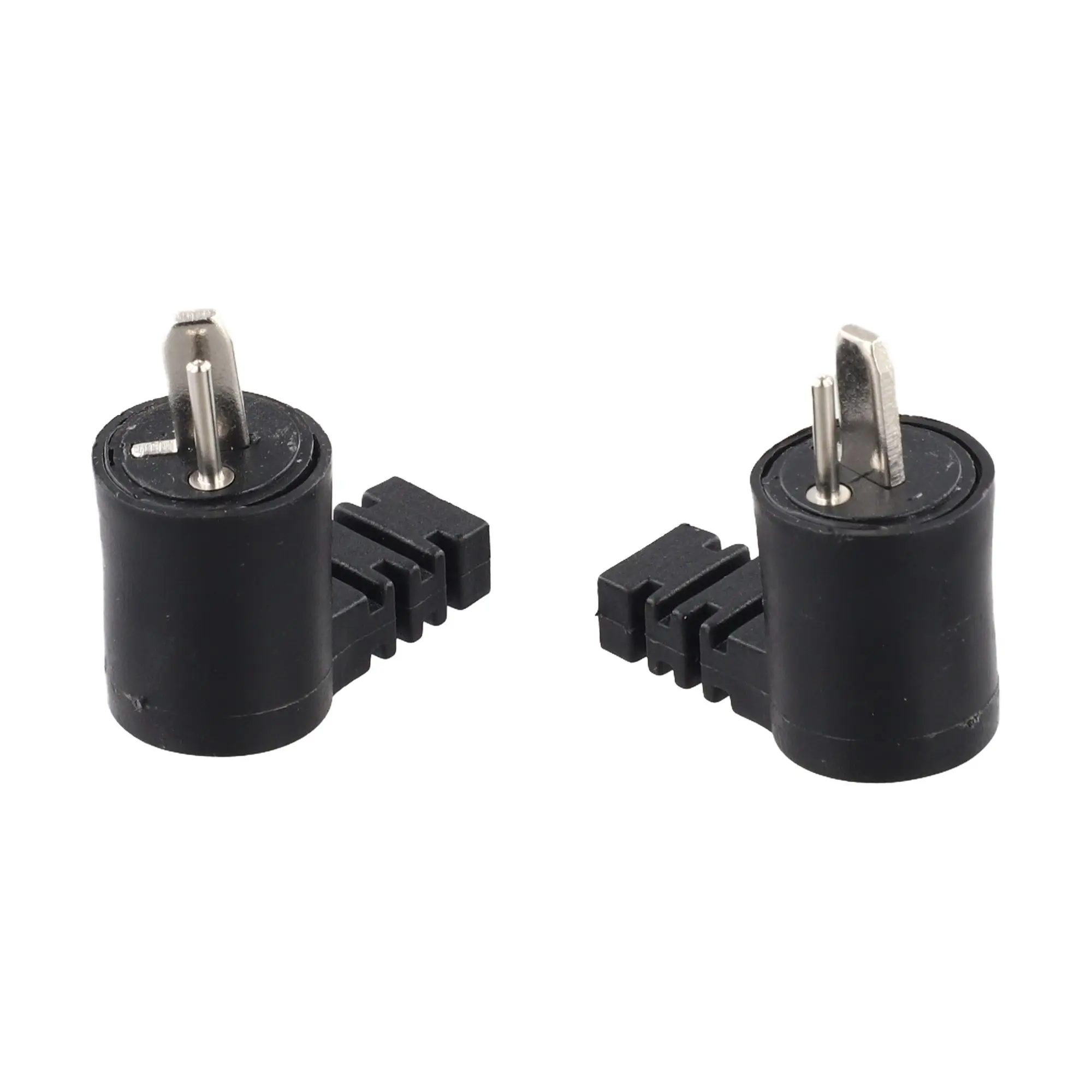 Terminate Loudspeaker Cables with 2 Pin for din Right Angle for hifi Speaker Cable Audio Screw Connector (Pack of Two)