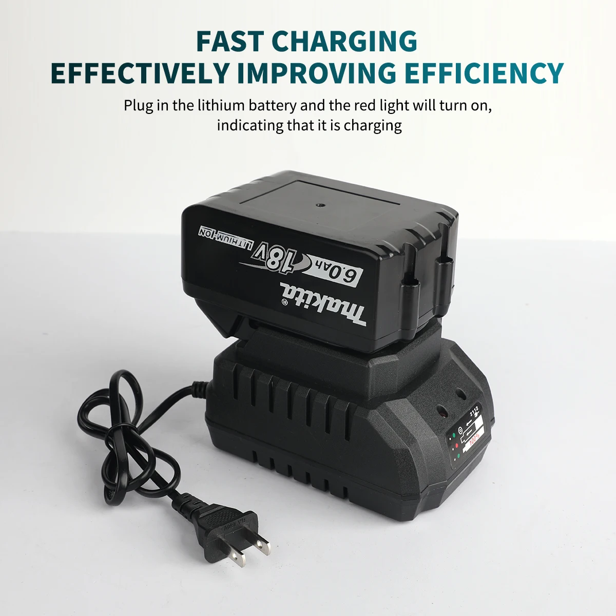 

for Makita NEW 2026 2A Output Lithium Charger 18V 21V Stable Constant Current Output Cordless Power Tools Charging tools