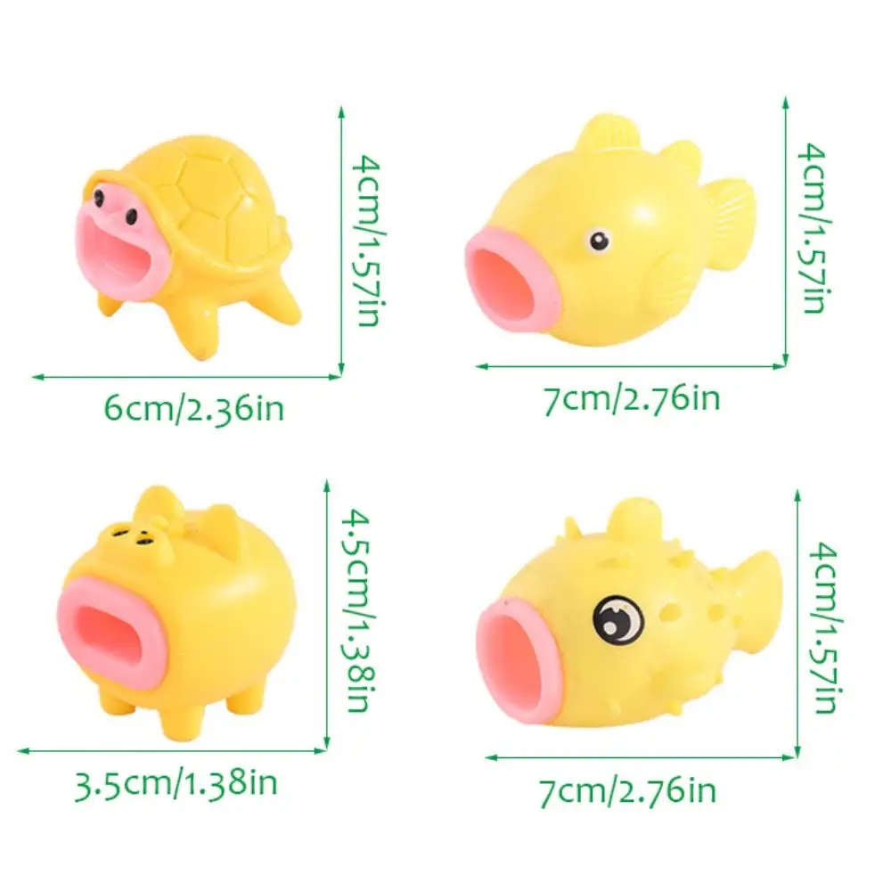 Tortoise Squeeze Toy  Soft Stretch Squeezing Cartoon Cute Kawaii Mini Pig Squeeze Toy