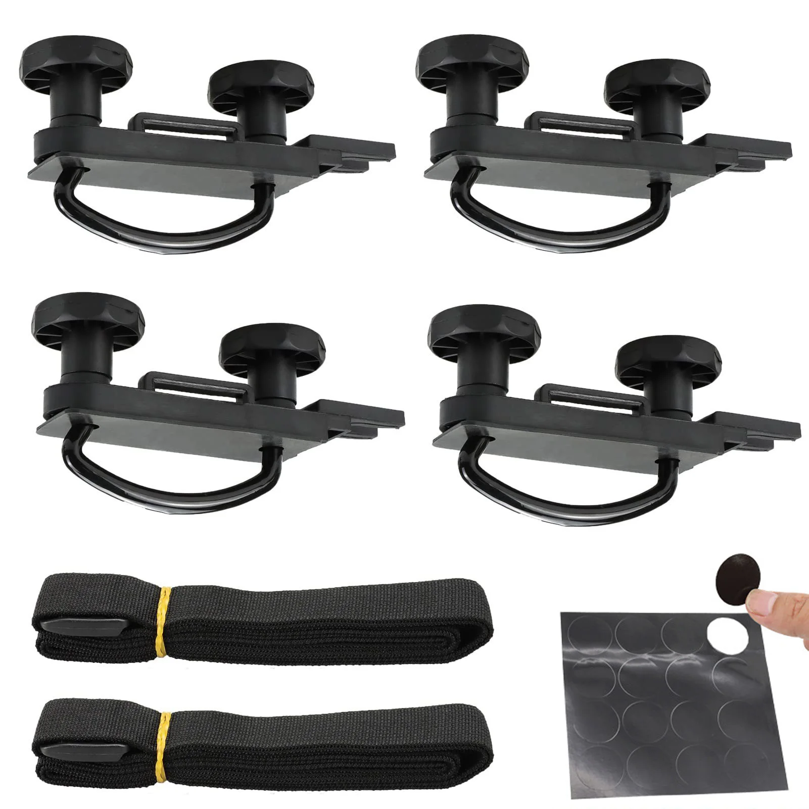 

4pcs metal Car U-Bolts /Roof Rack Clamps Universal Roof Box Car Van Mounting Fitting Kit Van U-Bolts Clamps Luggage Accessories